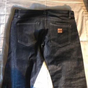 A.P.C. x Carhartt slim raw jean
